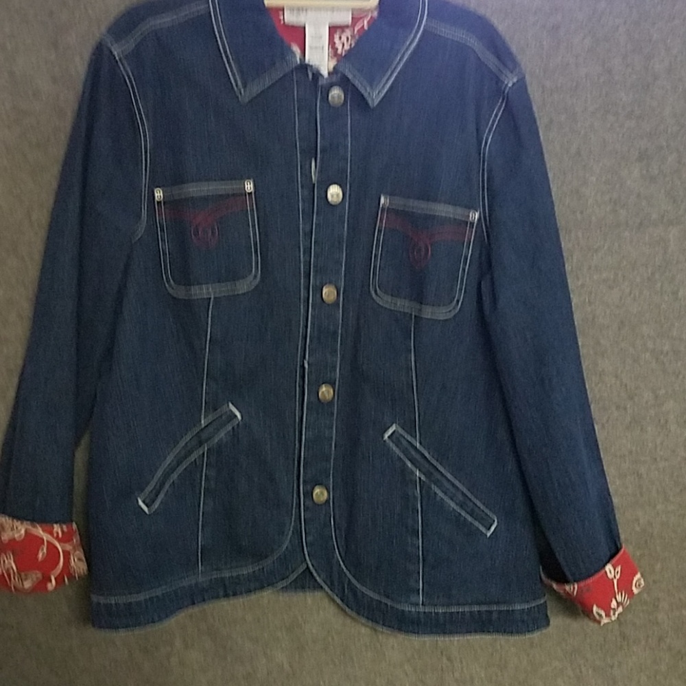 Jean jacket & matching jeans